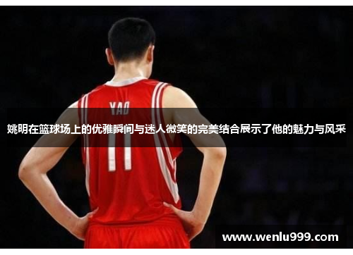 姚明在篮球场上的优雅瞬间与迷人微笑的完美结合展示了他的魅力与风采